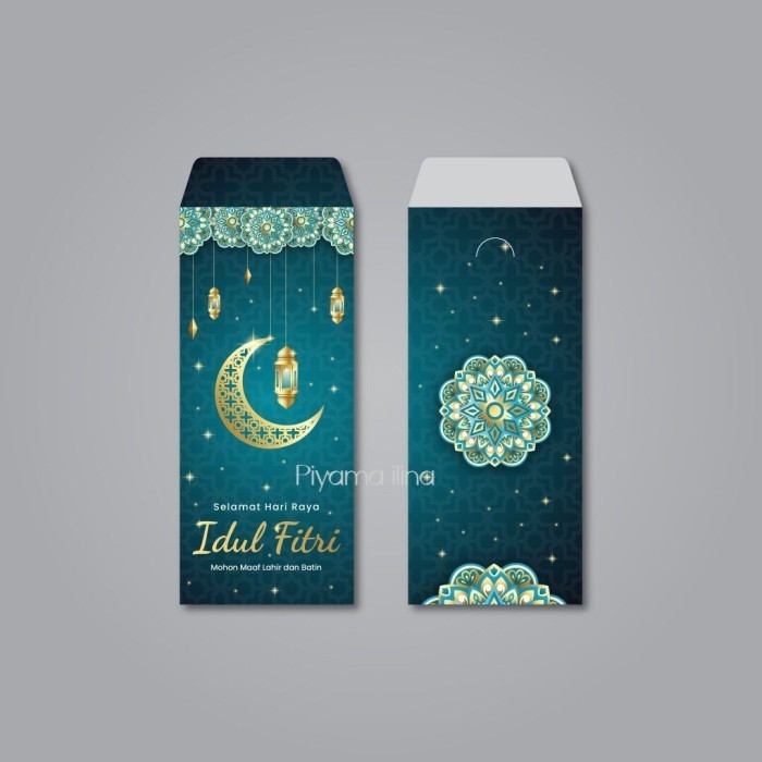 

Limited! Amplop Lebaran Premium Idul Fitri Besar/Jumbo/Panjang Motif Premium - biru New