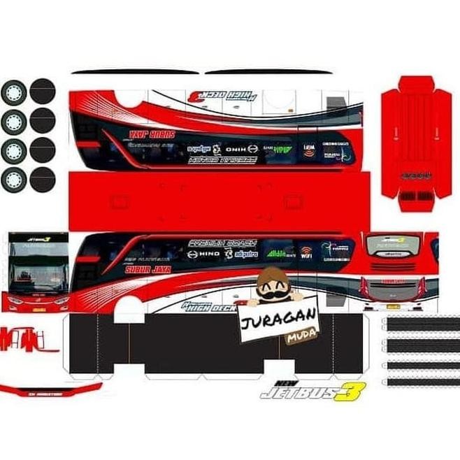 Diy Miniatur Bus Subur Jaya Jetbus 3 Papercraft Lembaran