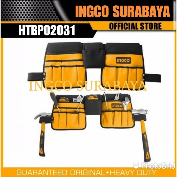 INGCO HTBP02031 TOOL BELT 2-SIDE SABUK BAG TAS PINGGANG PERKAKAS ALAT