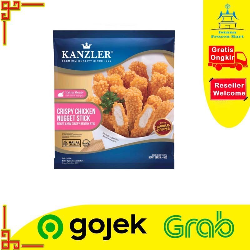 

Crispy Chicken Nugget Stick KANZLER Ayam Naget Krispi 450 GR