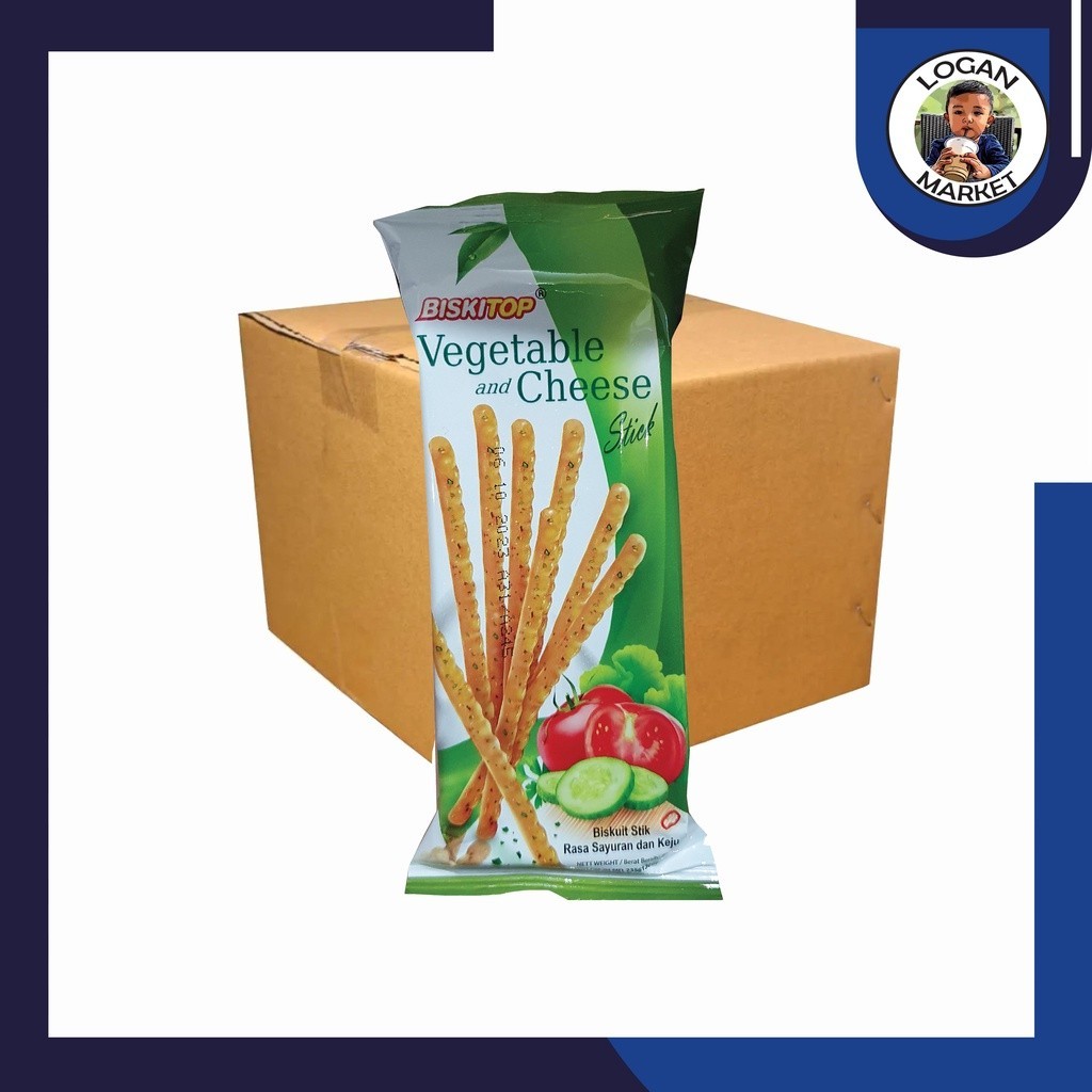 

Dus Biskitop Biskuit Vegetable And Cheese Sti 1 Dus Isi 40Pcs 40 Pcs
