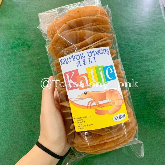 

siap kirim] KRUPUK UDANG KATIE - (UK. BESAR)