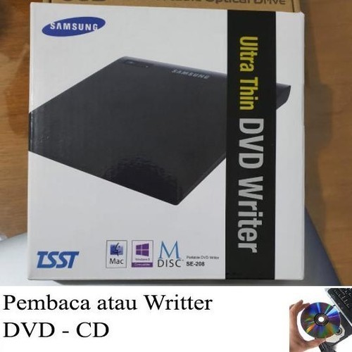 DVDRW EKSTERNAL SAMSUNG DVD Writer external Portable SE-208 Ultra Thin
