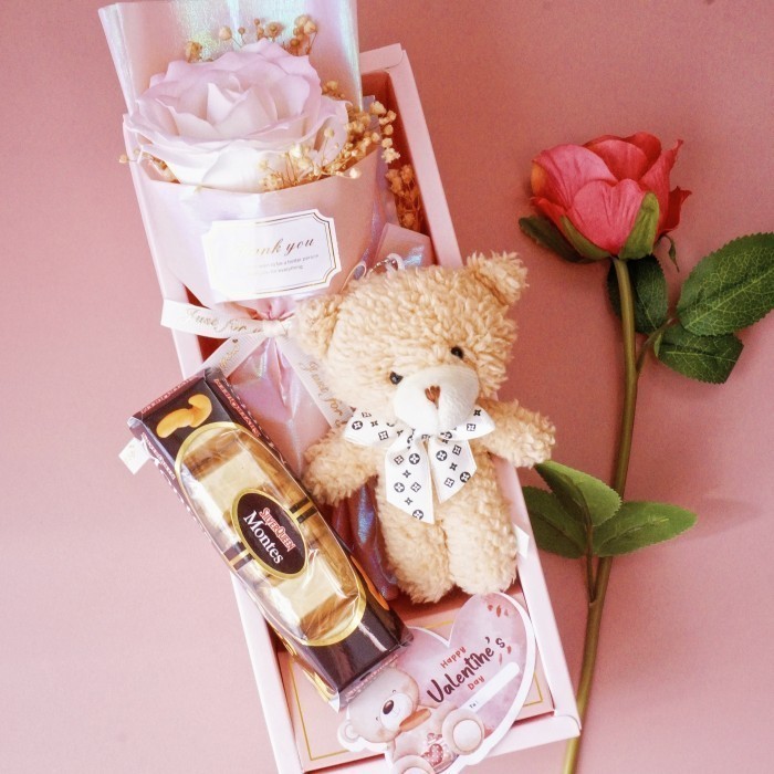 

New Kado Valentine Hampers Valentine Gift Kado Coklat Valentine Bunga