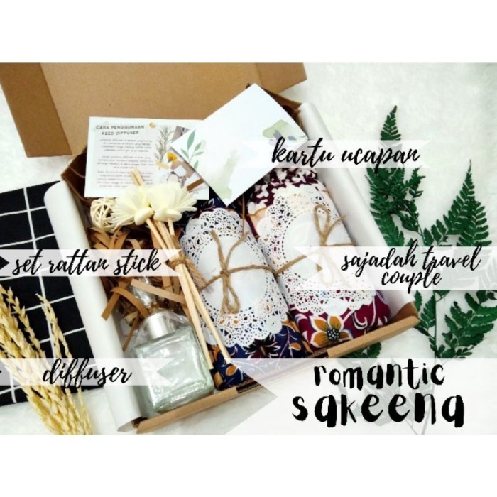 

Hampers Difusser Sajadah Travel Couple, Travel Kit/Kado Ultah/Wedding