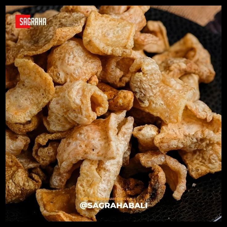 

SALE PROMO KRUPUK KULIT BABI / KERUPUK BABI / BABI GORENG / SAGRAHA BALI READYY