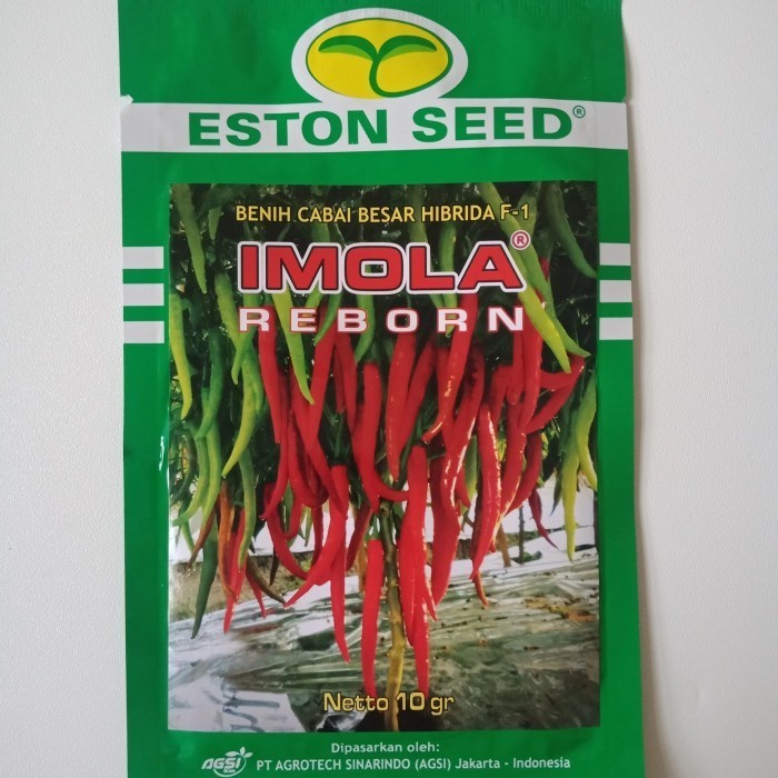 New Benih Cabe Merah Besar Imola Reborn isi 10 gram Eston Seed