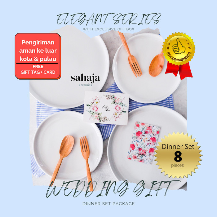 

Parsel Hampers Kado Wedding Gift Paket Nikahan Piring Keramik Set