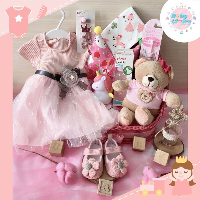 

Kado Lahiran Bayi, Parcel Bayi Perempuan, Hampers Baby Girl,