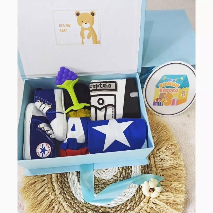 

Kado Lahiran Bayi Laki-Laki Hampers Baby Boy - Kado Bayi Cowo Newborn