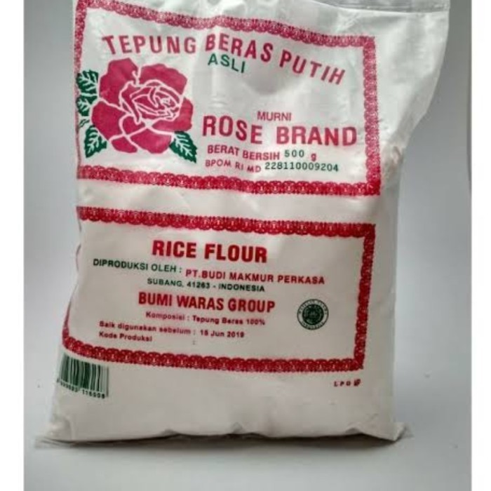 

Tepung Beras Rose Brand 1 Dus (500 Gr X 20 Pc) Via Gojek