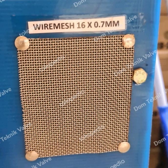 

(dtek) kawat wiremesh anyaman lurus 16mm x 0,7mm x 10 meter stainless