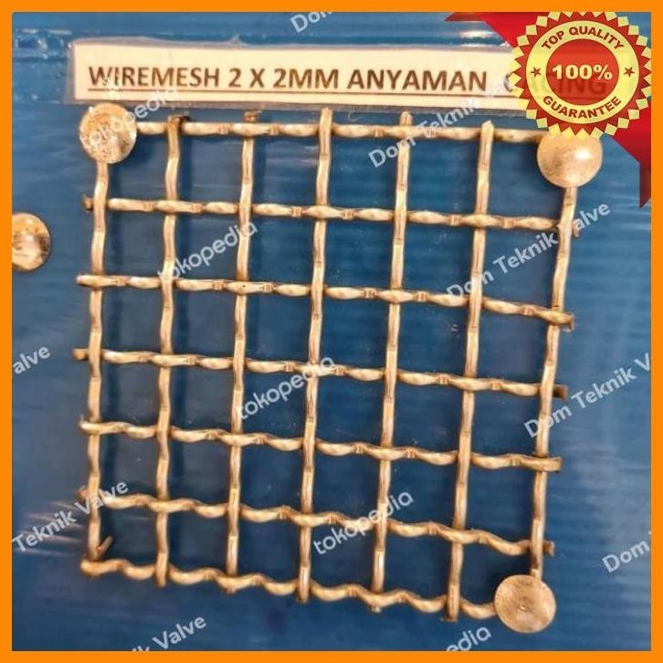 

(dtek) kawat wiremesh anyaman cacing 2mm x 2mm x 100cm / 1 meter stainless
