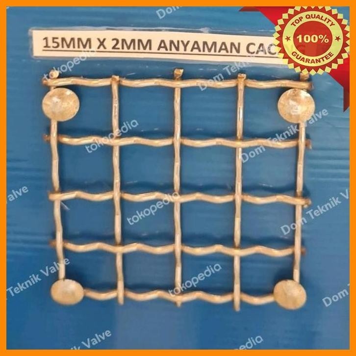 

(dtek) kawat wiremesh anyaman cacing 15mm x 2mm x 100cm / 1 meter stainless
