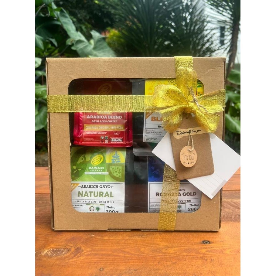 

Hampers Parcel Hadiah Gift Bawadi Coffee Kopi (Paket B)