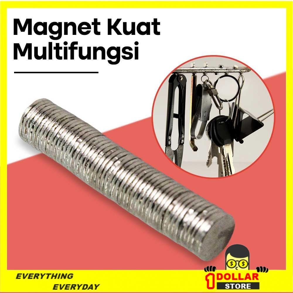 

$1 Magnet Neodymium Super Kuat N35 NdFeB 8x1mm 50 PCS