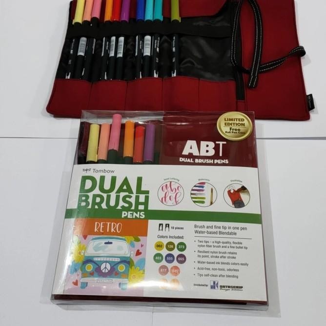 

Tombow Dual Brush Pen Set 10 Colour Limited Edition |Murah
