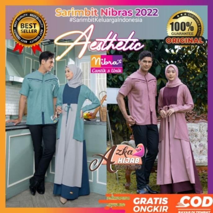 Sarimbit Nibras 2021 Fayes Couple / Baju Muslim Couple Pasangan Pengiriman Cepat