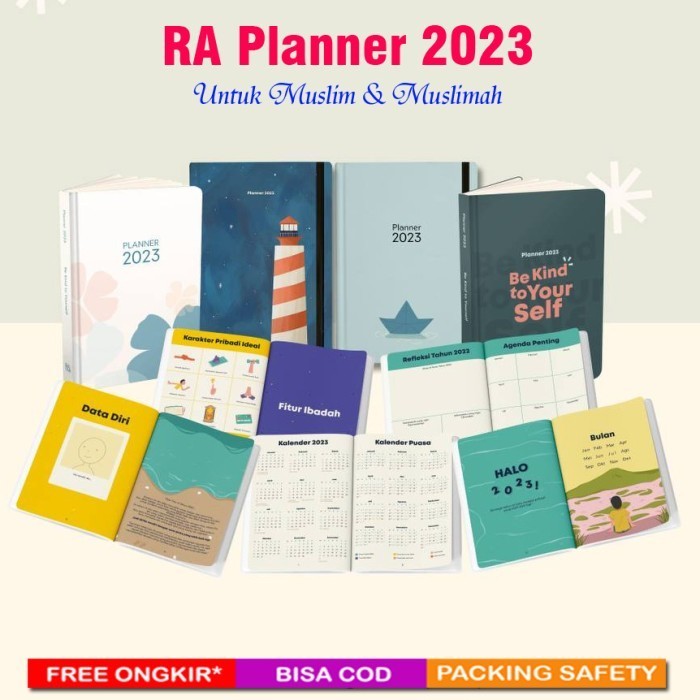 

Beli 1 Bonus 5! Buku Agenda : Ra Planner 2023 Untuk Muslim & Muslimah