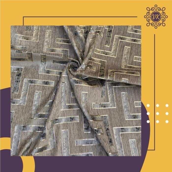 Kain Jacquard Motif Garis