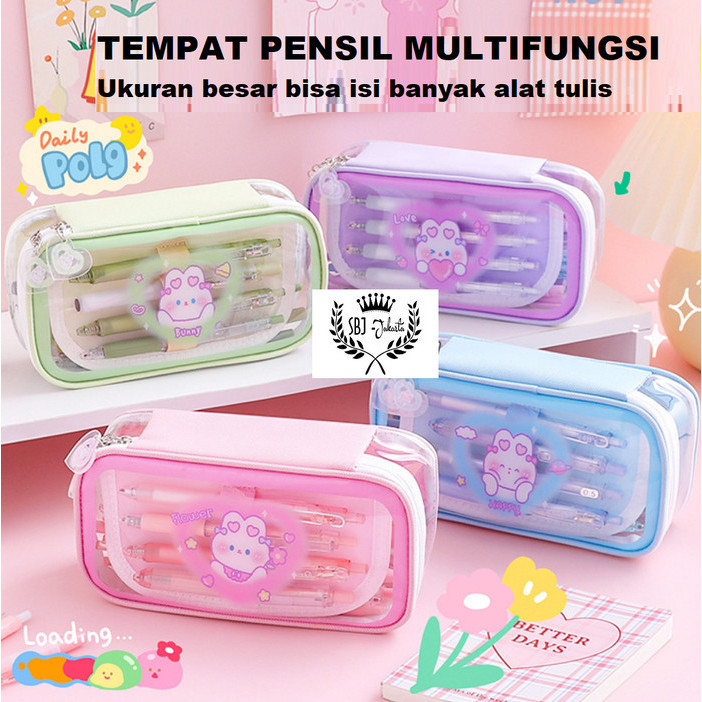 

Tempat Sil Anak Perempuan Cewek Waterproof Happy Rabbit