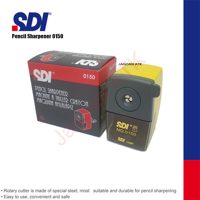 

Sdi 0150 Desktop Cil Sharer / Serutan Rautan Sil Meja