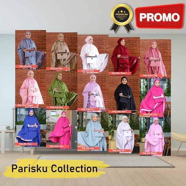 Mukena / Mukenah Dewasa Terbaru 2021 Jumbo Bahan Adem Katun Bali Daily