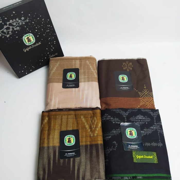 Sarung Gajah Duduk Muda Dewasa Gajah Duduk Sakura 100% Original