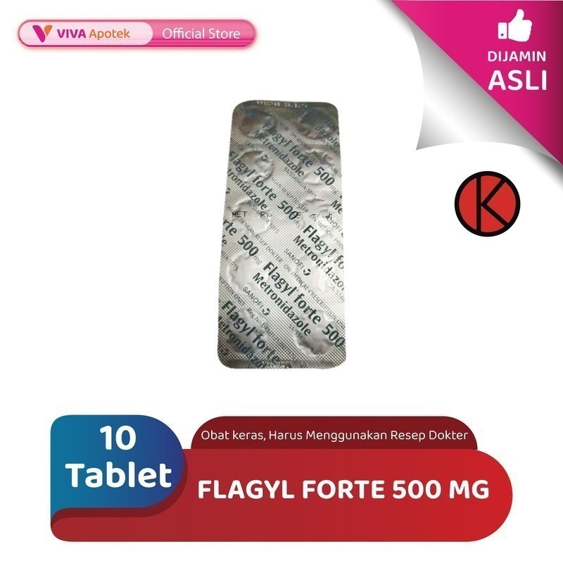Flagyl Forte 500 mg / Infeksi (10 Tablet)
