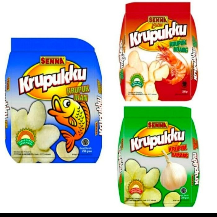 

_^_^_^] Krupukku Senna - rasa udang,rasa ikan,rasa bawang ( 200 gr)