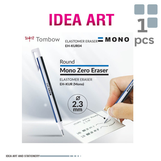 

Tombow Eraser Sti Mono Zero 2.3 Bulat Ghapus Mekanik Eh-Kur Blue