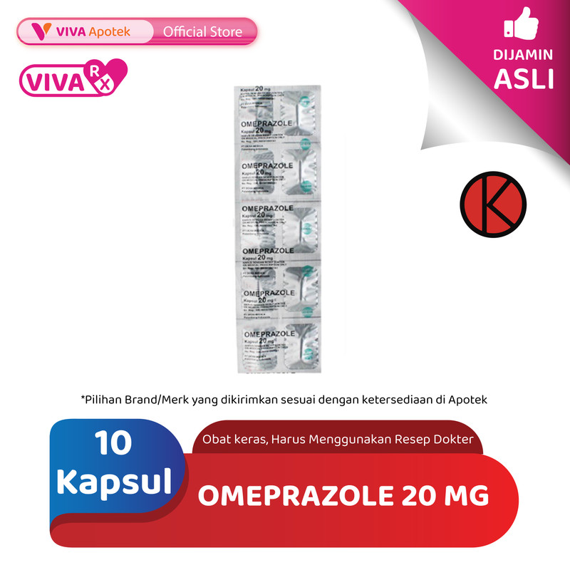Omeprazole 20 mg (10 Kapsul)