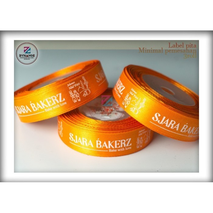 ```````] label satin pita/pita sablon/ UKURAN custom