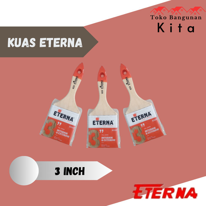

Kuas Cat Eterna 633 3 inch