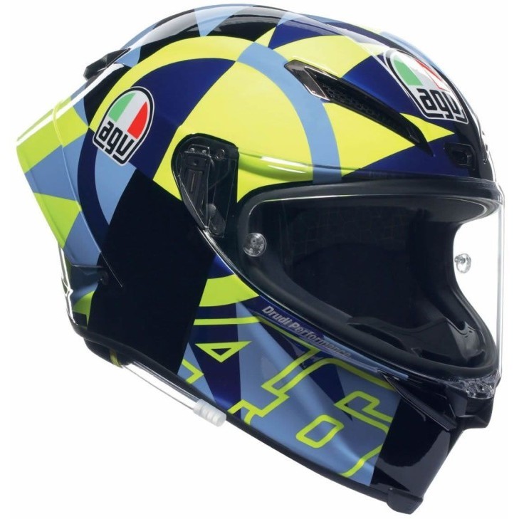 TERBARU Helm Motor AGV Pista GP RR Soleluna 2022 Original Rossi Full Face Moto