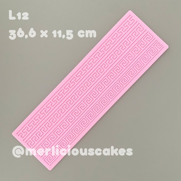 

Hasib - L12 Flower Silicone Mould Fondant Edible Lace Cetakan Silikon Kue Cake