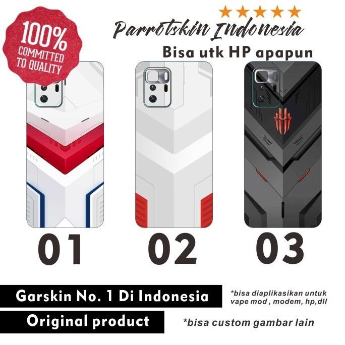 Garskin Xiaomi Poco X3 GT NFC PRO F1 F2 F3 dll gundam line case Casasofia
