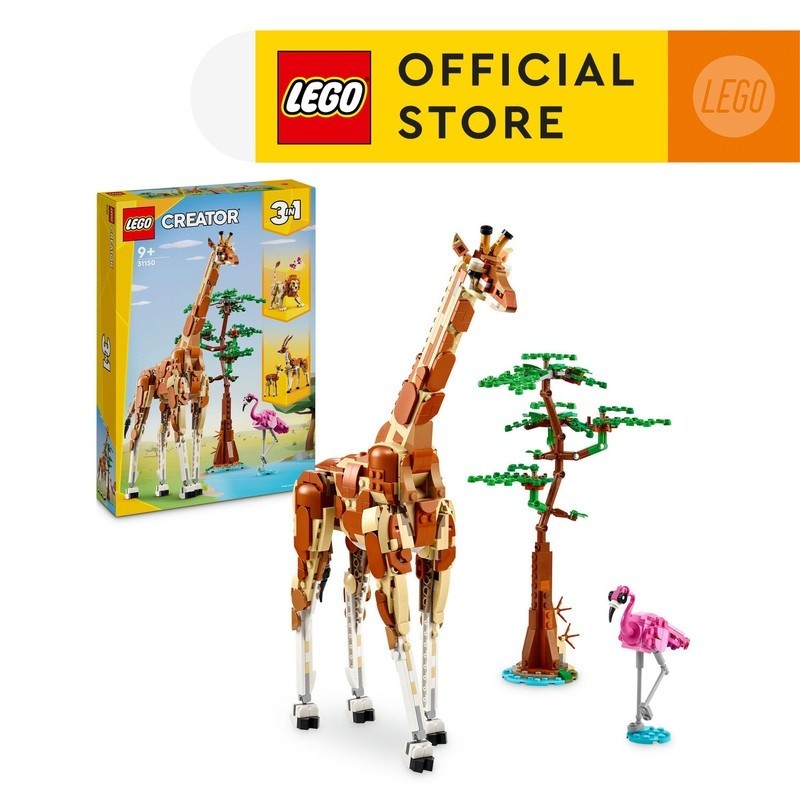 LEGO Creator 31150 Wild Safari Animals (780 Pieces), Building Block, Toys, Bricks