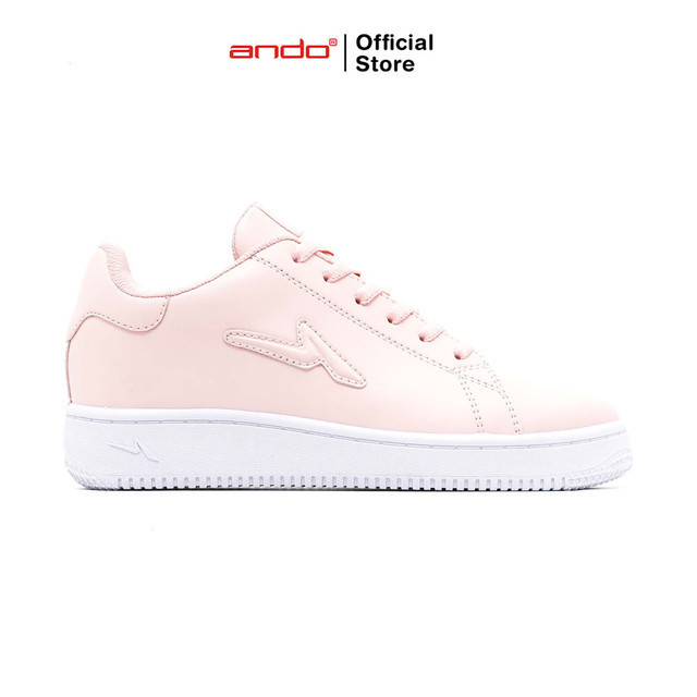 Ando Official Sepatu Sneakers Distika Wanita Dewasa - Persik
