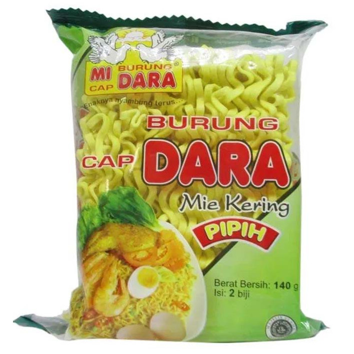 

Mie burung dara Hijau 140gr