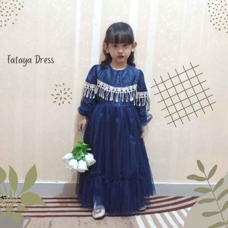 Gamis Tanggung Anak Perempuan Terbaru 2024 15 Thn Baju Kurung Anakanak Bju Msulim Drish Maxy Dress M