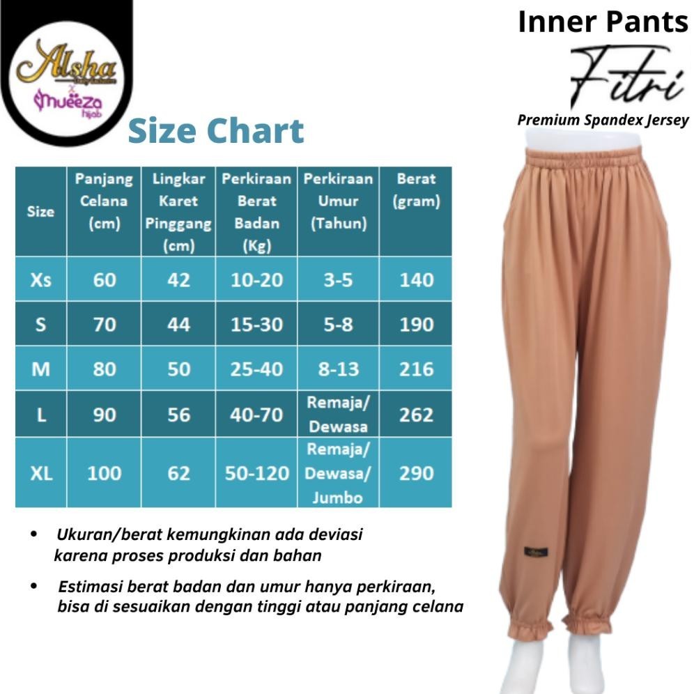 Bisa Cod Grosir Celana Daleman Gamis Celamis Legging Wanita Inner Pants Remaja Dewasa Jumbo Size L X