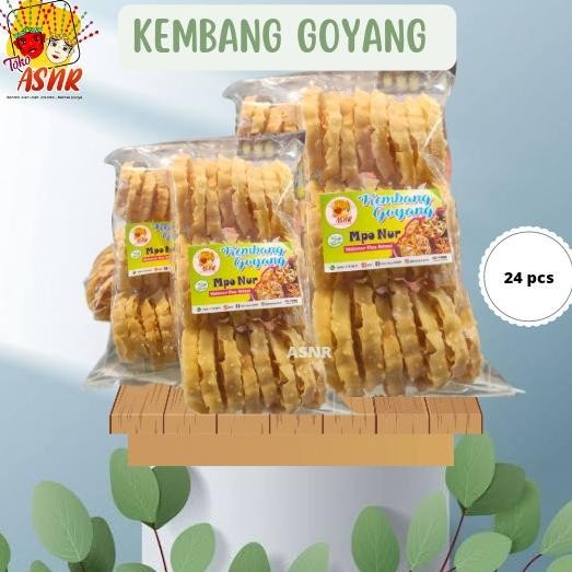

Big Sale Kembang Goyang Wijen Mpok Nur 24Pcs Terbaik