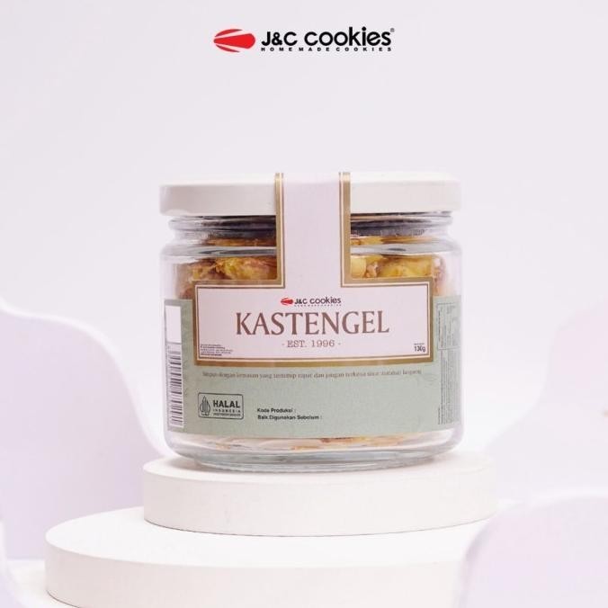 

Kue Kering Kastengel JNC J&C Cookies Jar Kaca