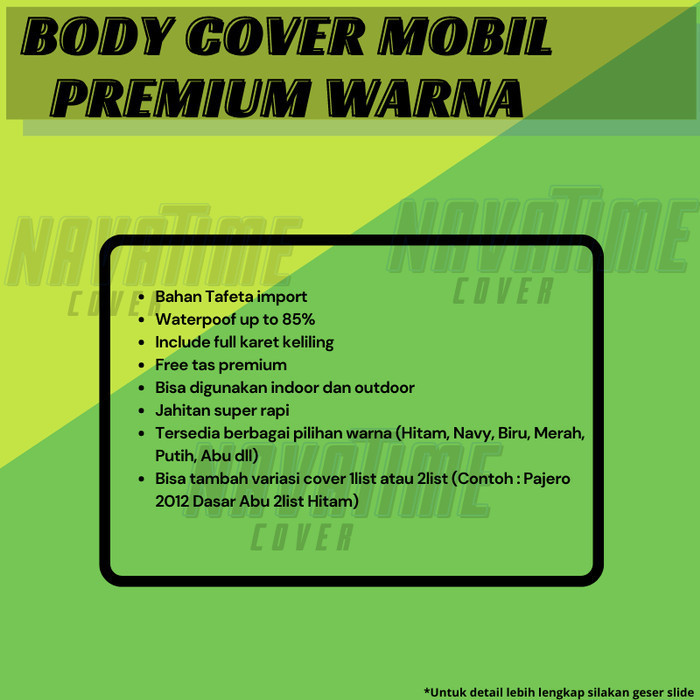 promo Proton Exora Cover Sarung Mobil Proton Exora