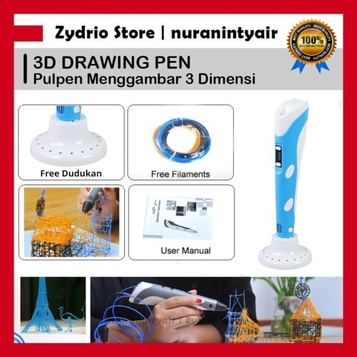 

Pulpen 3D / Pena 3D Printing Pen / Magic 3D Stereoscopic Printing Pen