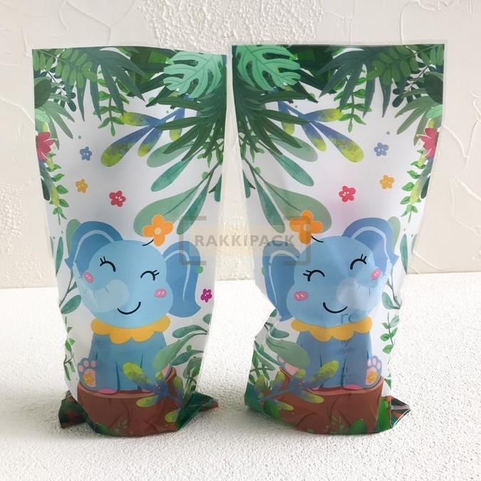 

~~~~~] plastik goodie bag ultah ulang tahun motif gajah