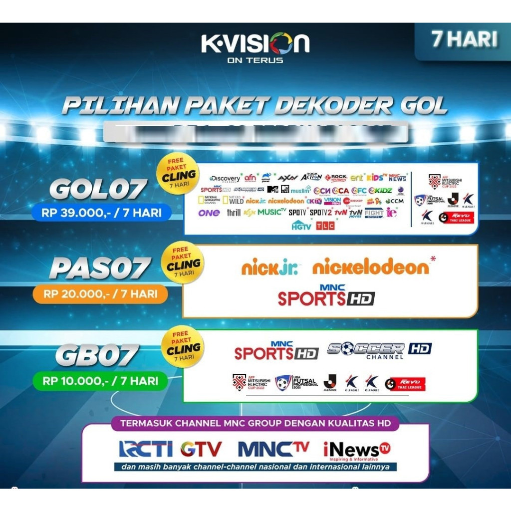 Receiver Parala Gardiner Gol Kvision K-Vision Gardiner Ottimo + Voucher Saldo 50Rb By Kvision Mnc