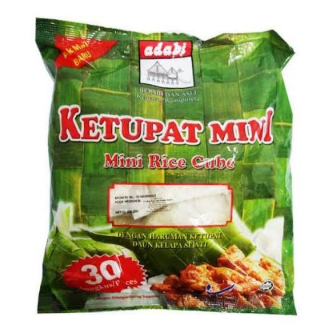 

Adabi ketupat mini isi 30 pcs