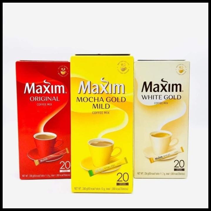 

Maxim Coffee Korea Original - Mocha Gold Mild - White Gold Coffee Mix